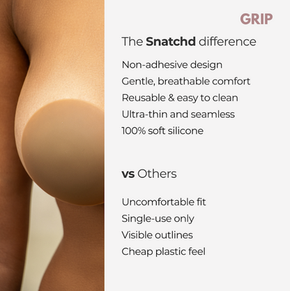 Snatchd GRIP Nipple Covers (Non-Adhesive)